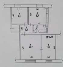 Продается Квартира, Павших Коммунаров , район Калининский, г. Донецк, Донецкая Народная Республика, Россия