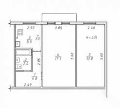Продается Квартира, Колхозный 5, район Куйбышевский, г. Донецк, Донецкая Народная Республика, Россия