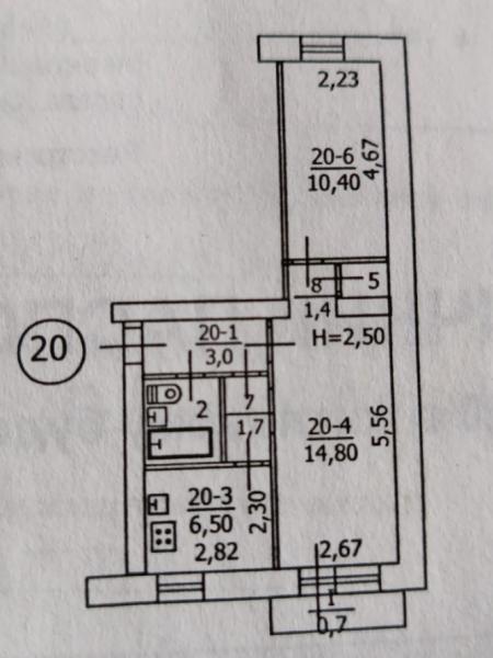 Продается Квартира, Лескова 36, район Макеевка - Червоногвардейский, г. Донецк, Донецкая Народная Республика, Россия