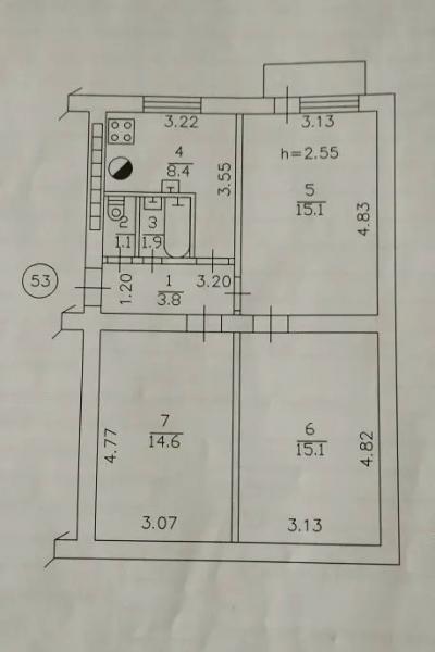 Продается Квартира, Бирюзова 1, район Кировский, г. Донецк, Донецкая Народная Республика, Россия
