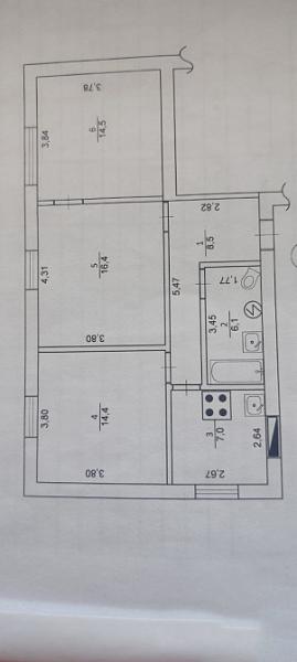 Продается Квартира, Доблестная , район Пролетарский, г. Донецк, Донецкая Народная Республика, Россия